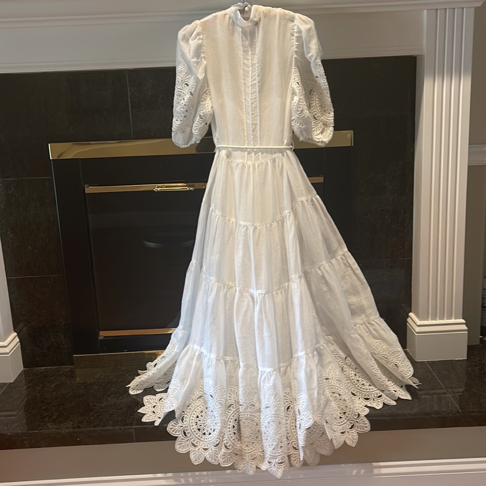Zimmermann Teddy Scallop MIDI dress sz 1 - Picture 9 of 17